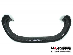 Alfa Romeo 4C Steering Wheel Trim - Carbon Fiber - Steering Wheel Badge  